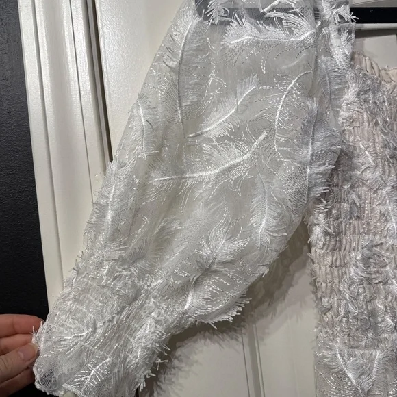 Baltic Born Paloma Smocked Feather Maxi Dress - Picture 5 of 5